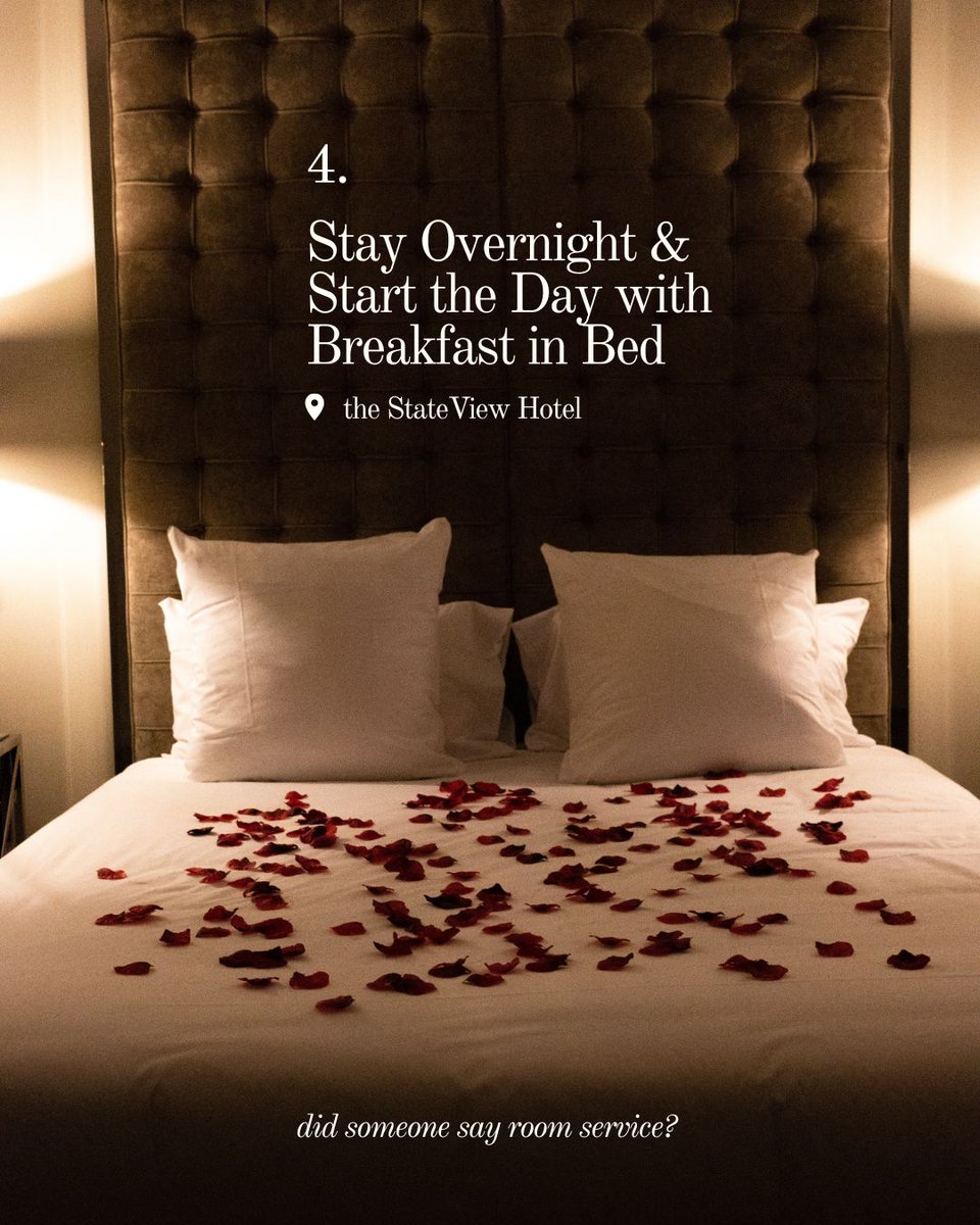 StateViewHotel's tweet photo. Your Raleigh Valentine’s Day lineup is here 💕
From dinner and sweets to stargazing and a cozy overnight, make it a romantic weekend to remember. ✨
Book your stay at StateView Hotel now: https://t.co/EyGNbU7IUS https://t.co/wHPvEDCunD