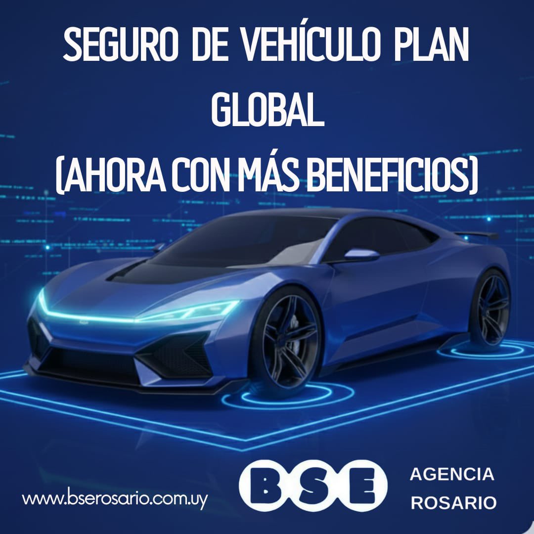 BSERosario's tweet image. Con el Plan Global de BSE Agencia Rosario, tu vehículo está protegido ante cualquier imprevisto 🚗
✔️ Daños accidentales
✔️ Hurto
✔️ Incendio
✔️ Responsabilidad civil
✔️ SOA
✔️ Asistencia mecánica y jurídica
🌐 bserosario.com.uy
📞 4552-2332
#PlanGlobal  #BSEAgenciaRosario
