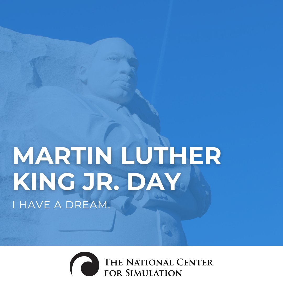 ncsinformation's tweet photo. Today, we remember Dr. Martin Luther King Jr. and the movement he inspired. #MLKDay

#NationalCenterforSimulation #SimulationInnovation #SimulatedTraining #SimulationandTraining #MST #ModelingSimulationandTraining https://t.co/sQg758vX7K