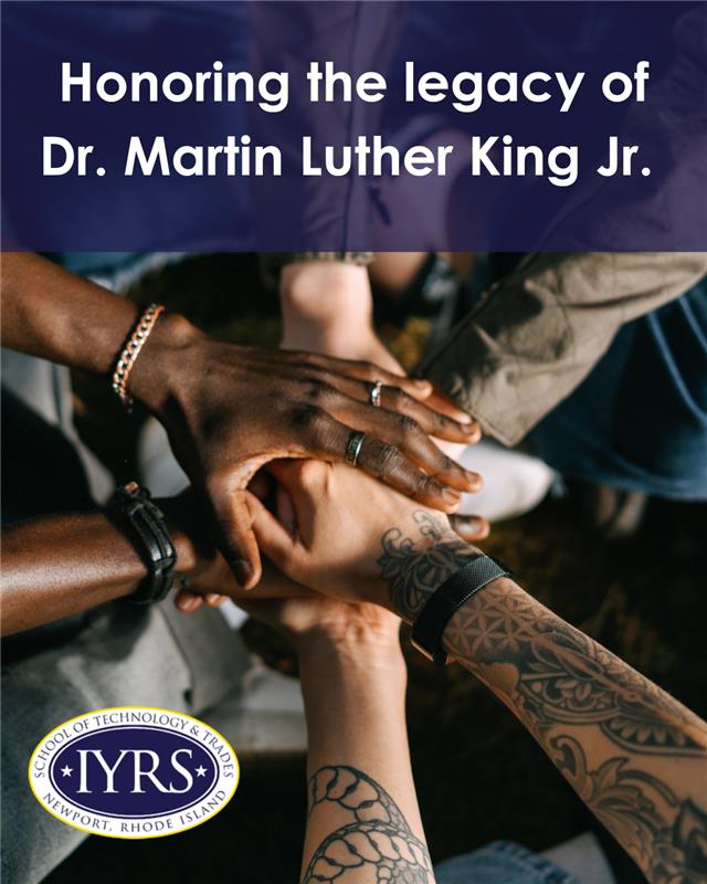 We honor Dr. Martin Luther King Jr.’s legacy and his call to strengthen communities through shared purpose. At IYRS, we prepare students for meaningful careers through hands-on learning while fostering an inclusive, supportive community where all can contribute.
#MLKDay #IYRS