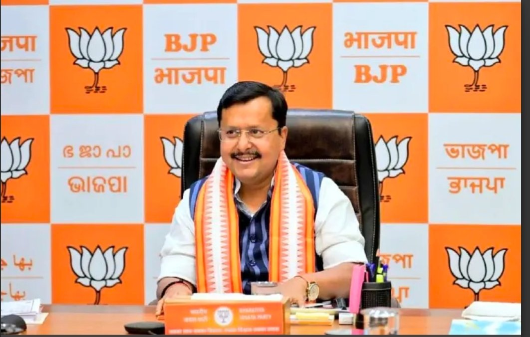 Debu4BJP's tweet photo. বিজেপির রাষ্ট্রীয় সভাপতি পদে বিনবিরোধ নির্বাচিত হওয়ায় শ্রী @NitinNabin জীকে অনেক অনেক শুভেচ্ছা এবং অভিনন্দন জানাই।💐

ভারত মাতা কি জয় 🚩

@BJP4India @narendramodi @AmitShah https://t.co/bDIgV3Z7S5