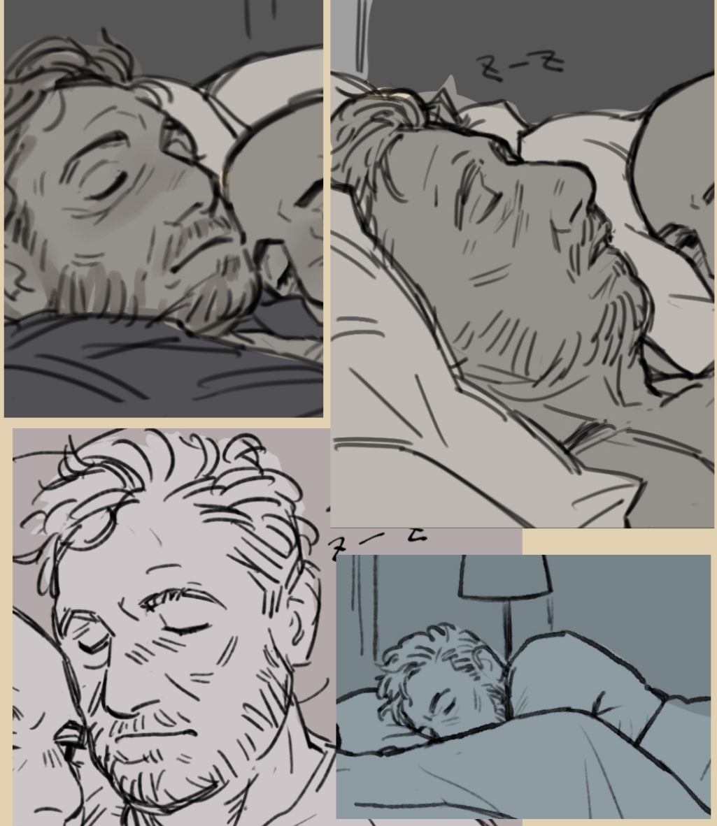 duraphile's tweet image. 몇번 안 그렸지만 테데스코 자는거 좀 귀엽게 그려지는 것 같다ㅎㅎ 잘때는 천사같아(..?)