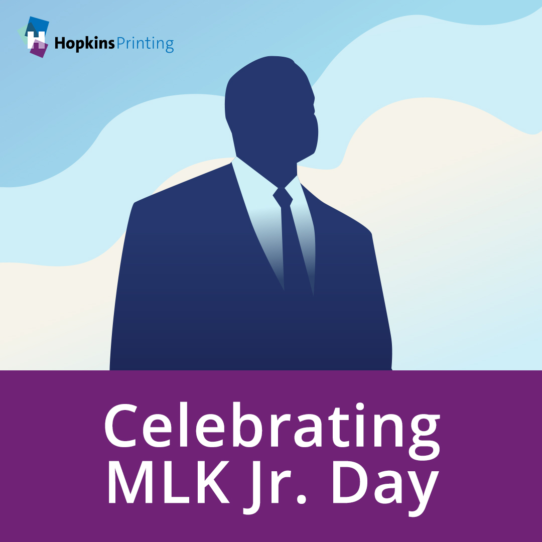 HopkinsPrinting's tweet image. Today, we remember the awe-inspiring life and legacy of Dr. Martin Luther King Jr.

#HopkinsPrinting #MartinLutherKingJrDay