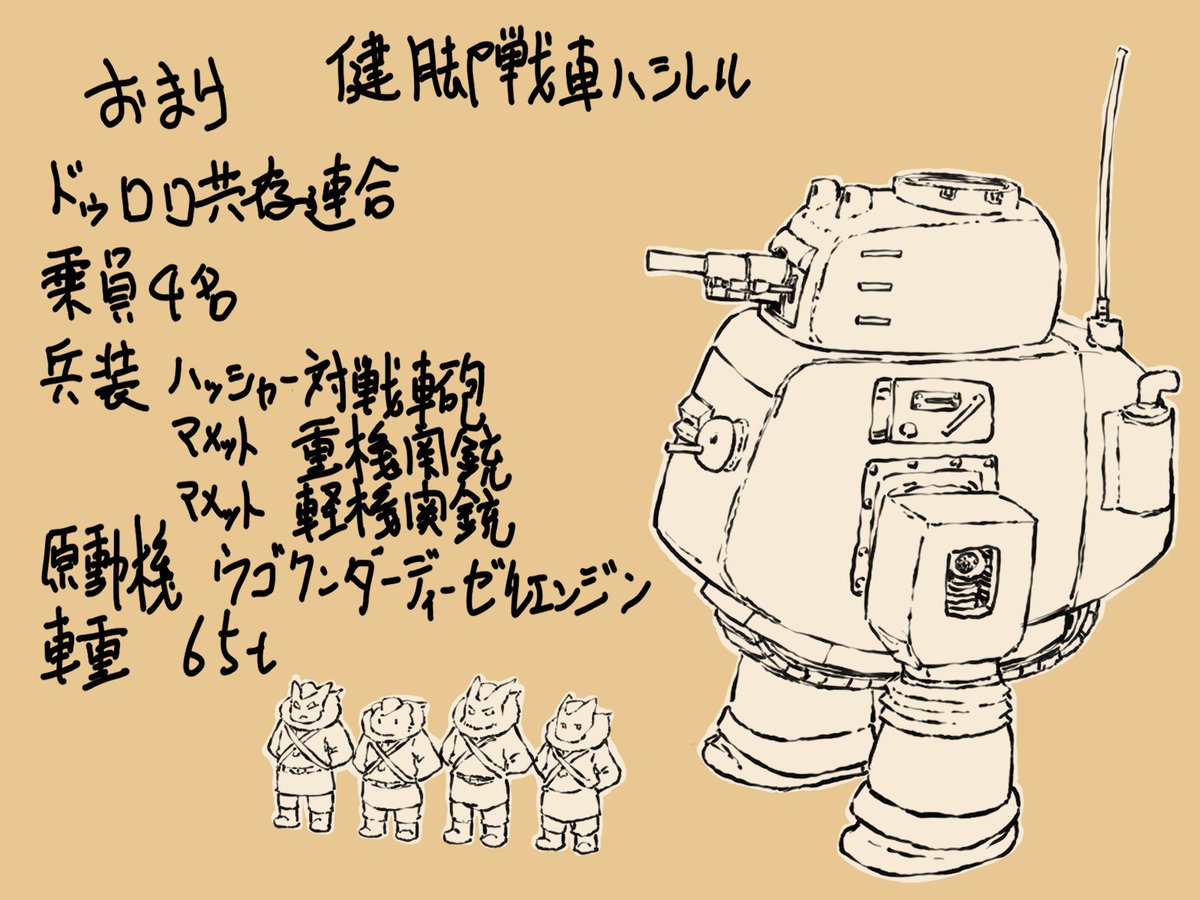 軽健脚戦車が12tな妄想なんだよなぁ
重健脚戦車は65tとかある妄想だし
まあ仕方ないか鉄とかで出来てる訳だし妄想だけど
橋渡れねえだろって?渡れるかよそんなの踏み抜くわ妄想だけど
