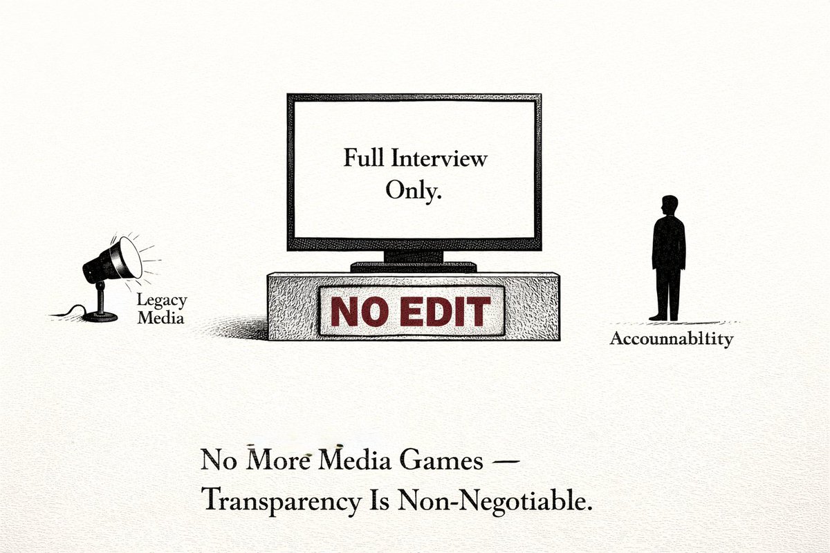 NevadaGlobe's tweet image. After years of selective editing, hit jobs &amp;amp; fake news games, the Trump team just drew the line:

Play it straight or lose access.

@PressSec to CBS: Air the FULL interview. No cuts. No spin. No games.  

Accountability 👏