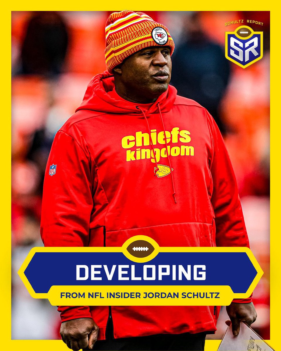 Schultz_Report's tweet image. The #Chiefs have requested permission to #Bears RBs coach Eric Bieniemy, per sources.