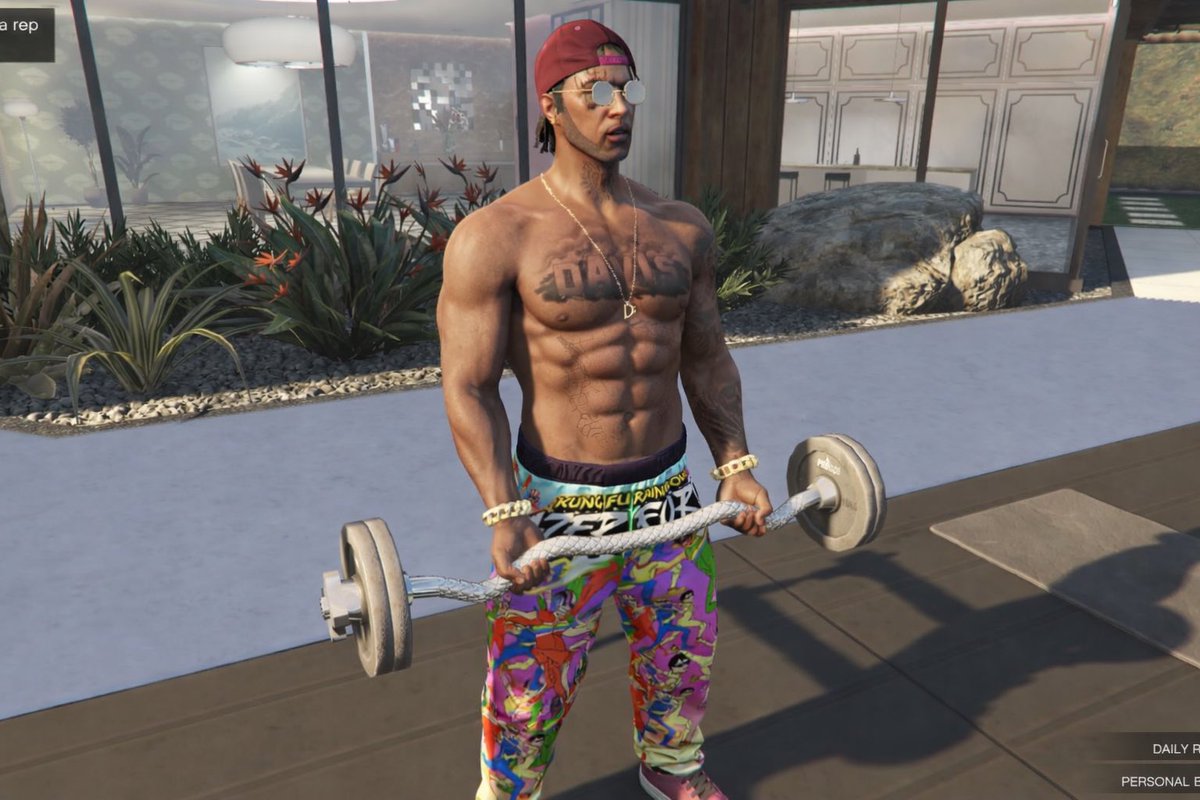 Get yo ass in the gym, my boy. #Gtav #Gta #Gta5