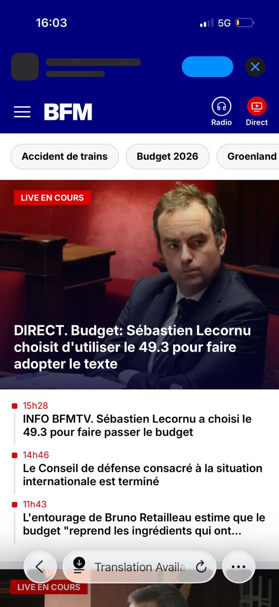 Les médias : 

“Lecornu tranche en faveur du 49.3” 🤔

Il n’y a jamais eu d’hésitation il s’est toujours dirigé vers un 49.3 mais Il attendait la confirmation de son accord de non censure avec le PS qui trahit la gauche 

Le pire de la tambouille politique 🤢🤮

#DirectAn #Cnews