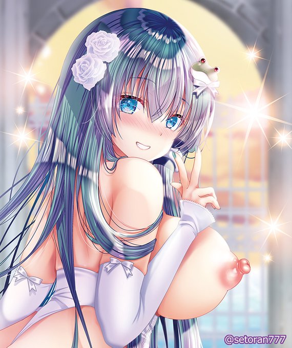 白い衣装もかわいいね早苗さん💚 