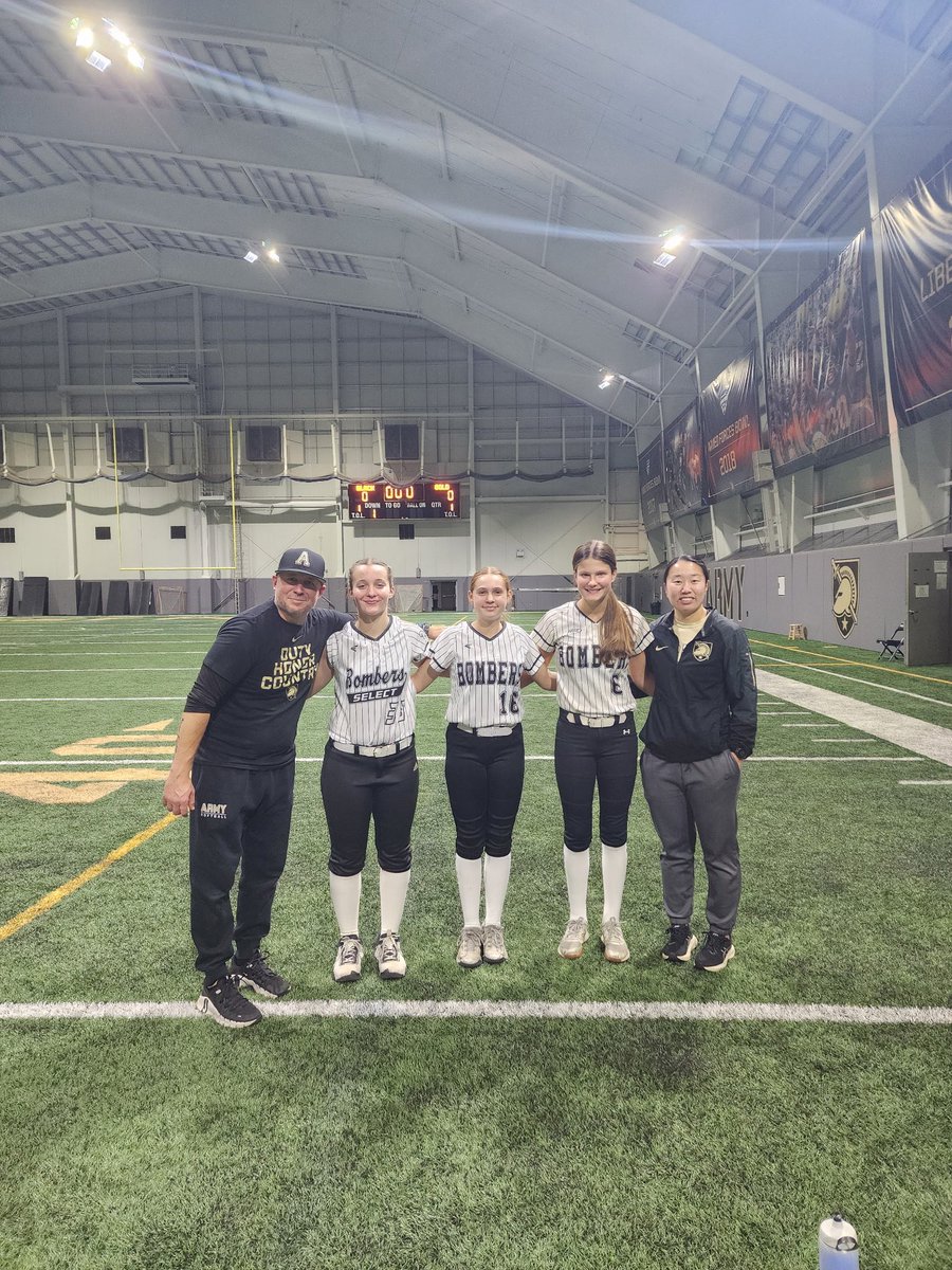 Huge thanks to <a href="/ArmyWP_Softball/">Army Softball</a>, <a href="/JenConsaul/">Jen Consaul</a> and the rest coaching staff for a great day!!
@toppreps
@softballrecruit
@sbrretweets
@csa_athletes
<a href="/los_stuff/">Carlos Arias</a>
@coastrecruits
@oc_bombers_sb
@ocbombers18u
<a href="/cgarofalo71/">cgarofalo</a>
<a href="/dmjordan16/">dmjordan16</a>
<a href="/ShannanGunsett/">Shannan Gunsett</a>