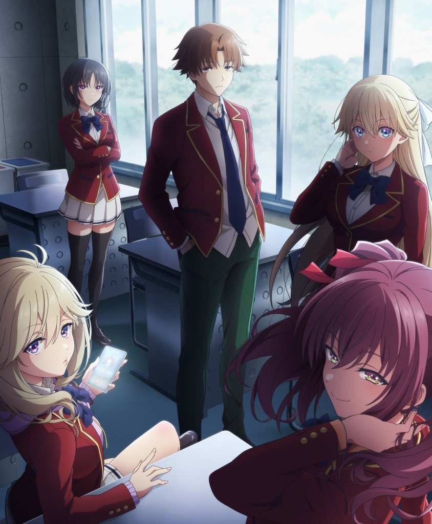 LA SAISON 4 DE L’ANIME CLASSROOM OF THE ELITE SORT DANS 3 MOIS ! 🧠 

Dans cette saison, Ayanokôji sera en 2ème année avec de nouveaux personnages ! 👀🤩