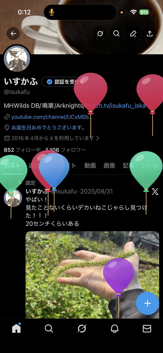 いすかふ tweet media
