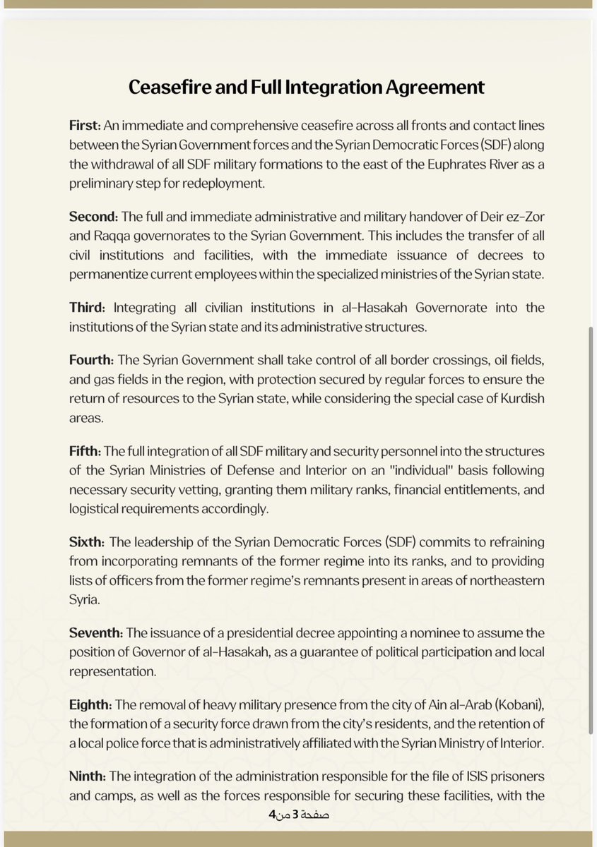 omar_alharir's tweet photo. 🚨 Breaking

After yesterday’s agreement, brokered under U.S. sponsorship between the Syrian government and the SDF, the SDF carried out a dangerous move today by deliberately releasing ISIS prisoners from its prisons in Al-Shaddadi before the Syrian Arab Army forces reached the city, in an attempt to create chaos, confuse the situation, and undermine the agreement.

#SDFReleaseIS
#Syria #PKK #SDF