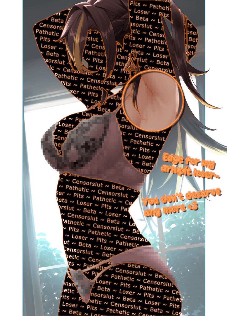 bananaslama019's tweet photo. @renesboytoy 127. As decided by the poll I ruined to armpit focus censors 😵‍💫😵‍💫😵‍💫

You can’t get much more pathetic than Plapping to pits and pixels 😖😖😖

#wankchat #goon #hentai #censoredforbetas #censoredhentai https://t.co/MgQbMij2Mr