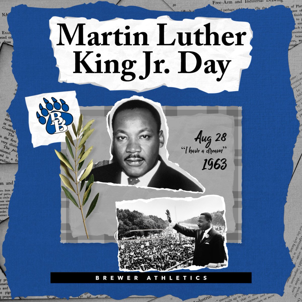 BrewerAthletics's tweet photo. “Life’s most persistent and urgent question is, ‘What are you doing for others?" - Martin Luther King Jr. https://t.co/NgjYGLKDHF