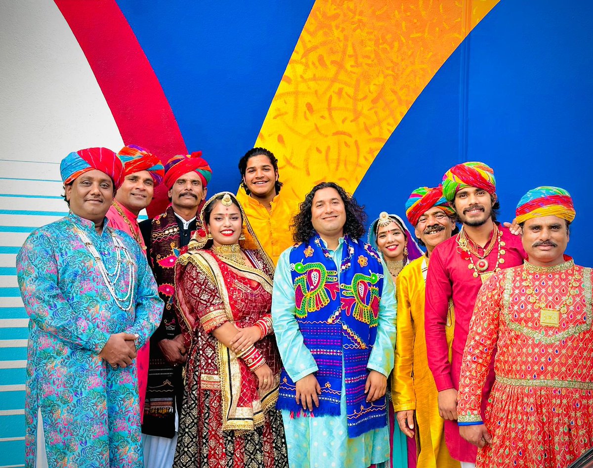 IndiainDenmark's tweet photo. The Embassy of India, Copenhagen invites you to an Indian concert celebrating the 150th Anniversary of Vande Mataram and Uttar Pradesh Diwas.

 Featuring: Rahis Bharti & DHOAD – Gypsies of Rajasthan.

Experience the soul of Rajasthan through mesmerizing music, vibrant folk dances, and royal desert traditions—performed worldwide in 119 countries.

 Venue: Løjtegårdsskolen 36, 2770 Kastrup
 Date: Sunday, 25 January 2026
Time: 3:00 PM – 6:00 PM
Register here: https://t.co/kESVFnQCmm