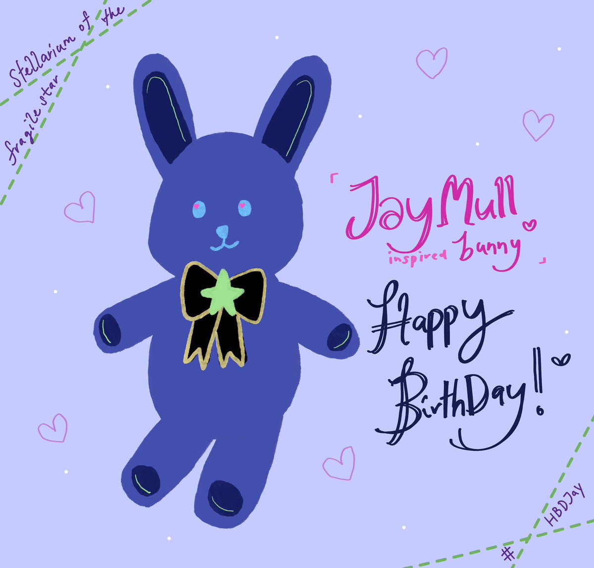 byeolbitx's tweet photo. Happy Birthday Jay~! 💙 

I hope you have a great day with MC~ 🎂

お誕生日おめでとうございます！！

#らぬすて
#StellariumOfTheFragileStar 
#HBDJay https://t.co/Ki8ndEkloV