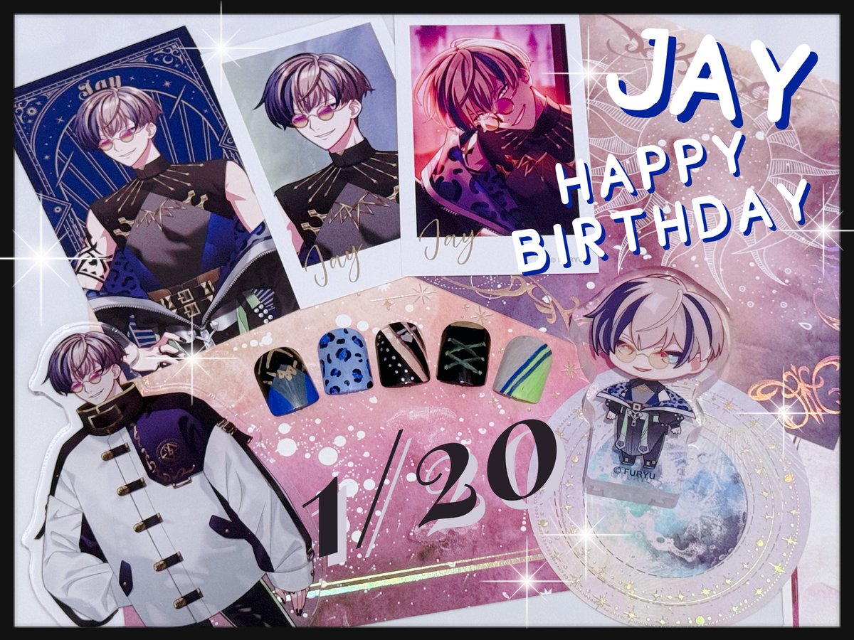 byeolbitx's tweet photo. Happy Birthday Jay~! 💙 

I hope you have a great day with MC~ 🎂

お誕生日おめでとうございます！！

#らぬすて
#StellariumOfTheFragileStar 
#HBDJay https://t.co/Ki8ndEkloV