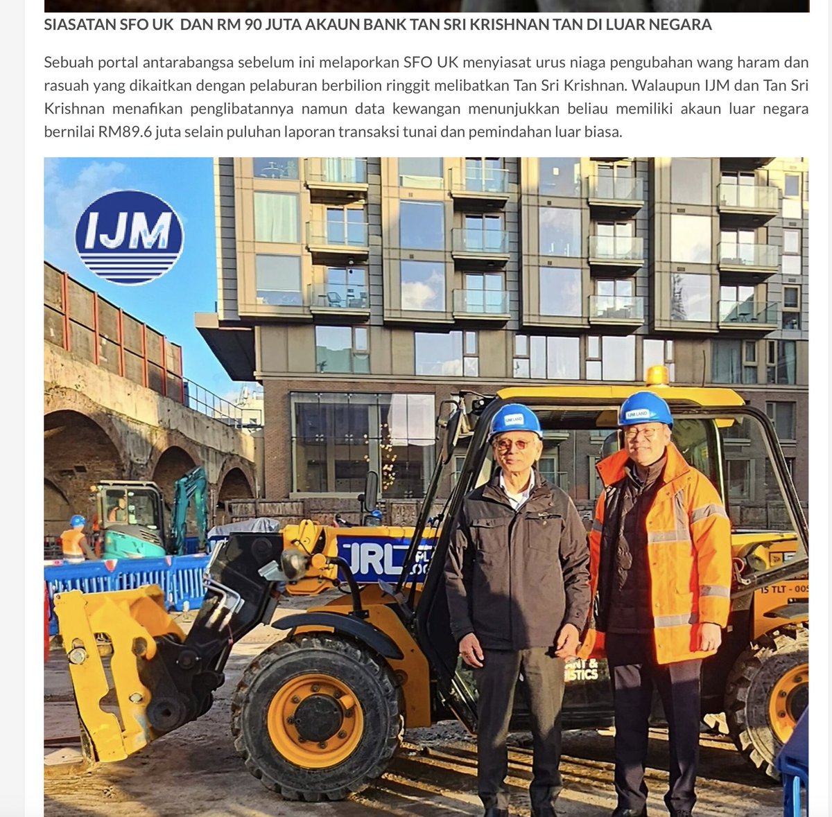 FreeMsian's tweet image. IJM Scandal was brought to our attention by Corporate Secret Malaysia some months ago.