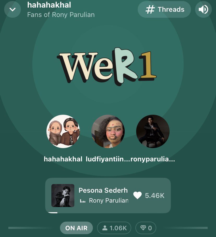 RoNinih_'s tweet image. —• Stationhead — WeR1Streams With Rony Parulian ||09.01.2026.

A Tread