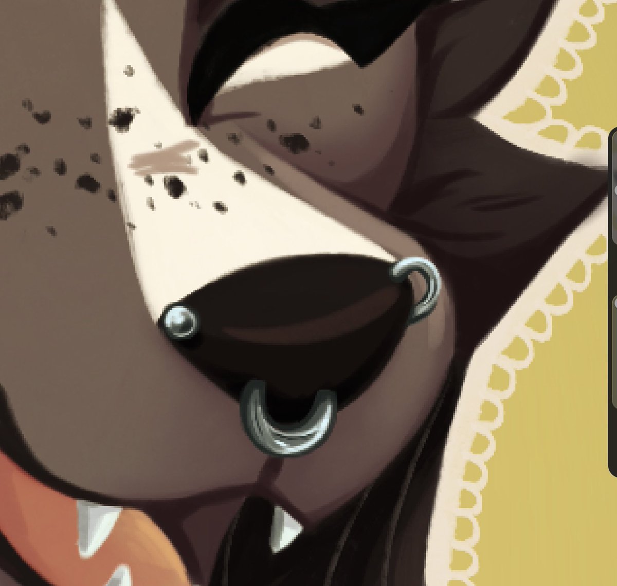 ciderwing's tweet photo. featuring (most of, forgot one lol) my current piercing setup, + my grey hairs! i like her https://t.co/gkUsUgNRoo
