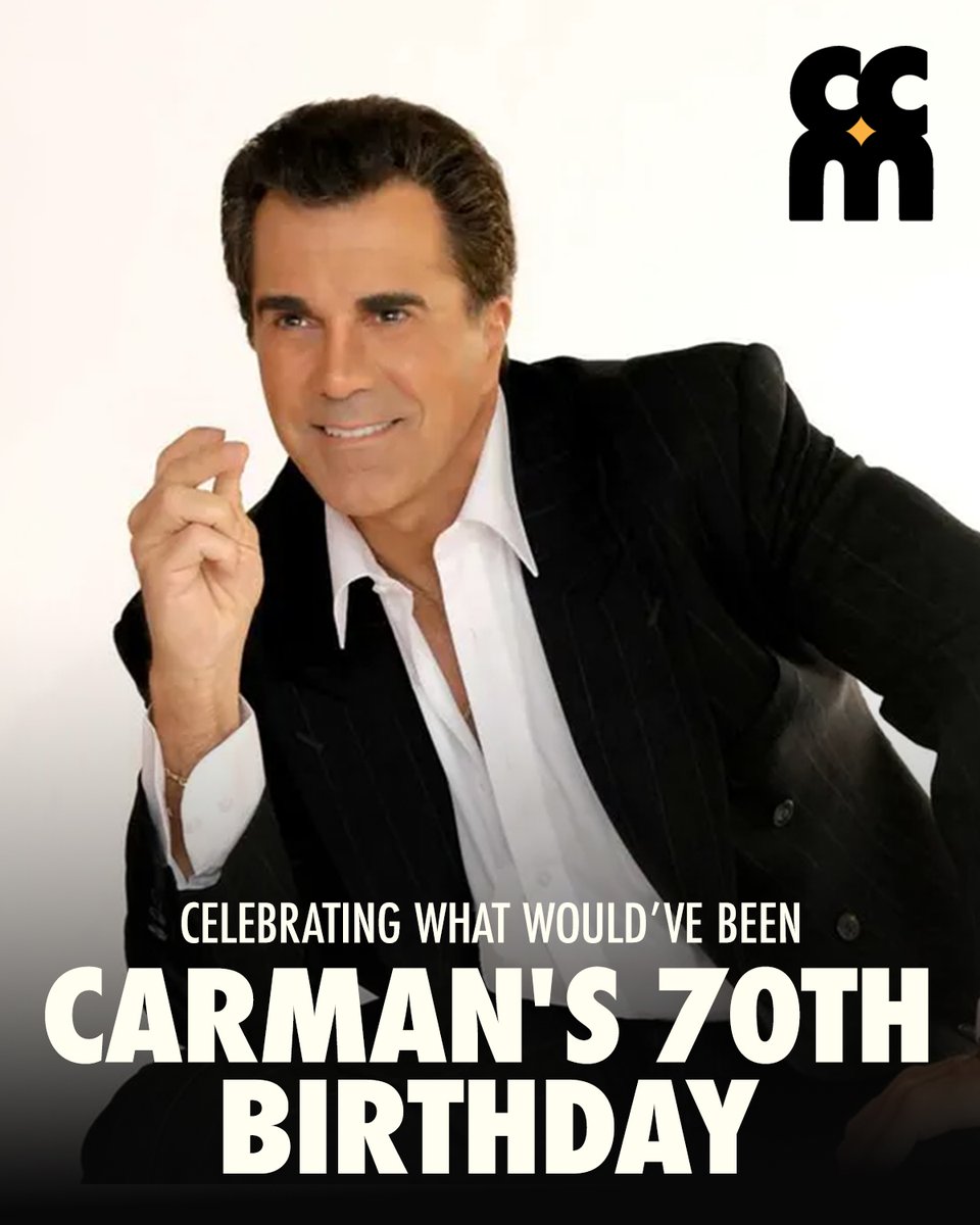 Today would have been Carman’s 70th birthday.

We remember the legacy, the impact, and the voice that shaped a generation.

Read more on CCM Magazine >> ccmmagazine.com/news/rememberi…