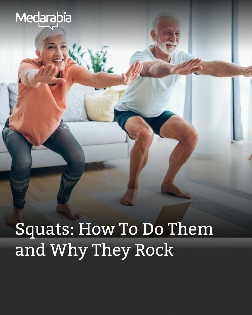 M_edarabia's tweet image. Squats aren’t just for legs they’re a full-body power builder. 
Learn the right squat form, avoid common mistakes, and see why squats seriously rock.

Read More: health.clevelandclinic.org/proper-squat-f…

#Squats #FitnessTips #StrengthTraining #LegDay #WorkoutForm