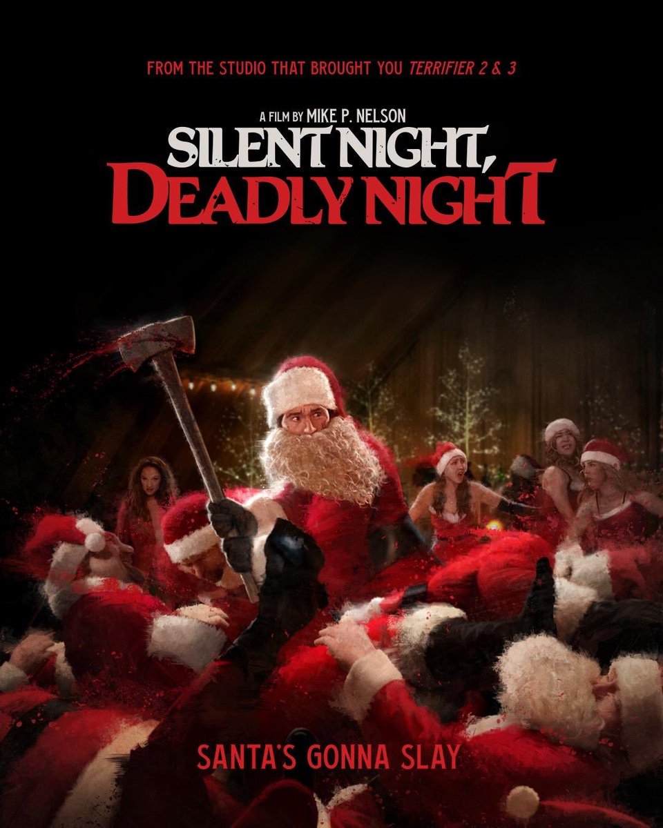 Ya la vi y me gustó más que la ochentera Silent Night, Deadly Night. Reinvención del clásico de terror de culto de 1984. Billy presencia el asesinato de sus padres en Nochebuena a manos de Papá Noel. La misión para toda su vida será: sembrar el terror navideño #sandymoon #naughty