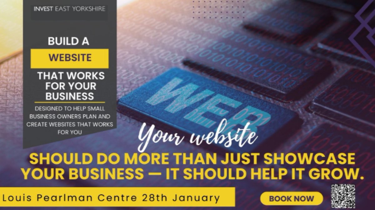 FREE WORKSHOP 
Business Website Workshops, designed to help small business owners plan and create websites that truly work for them.

erycevents.evolutive.co.uk/event/details/…