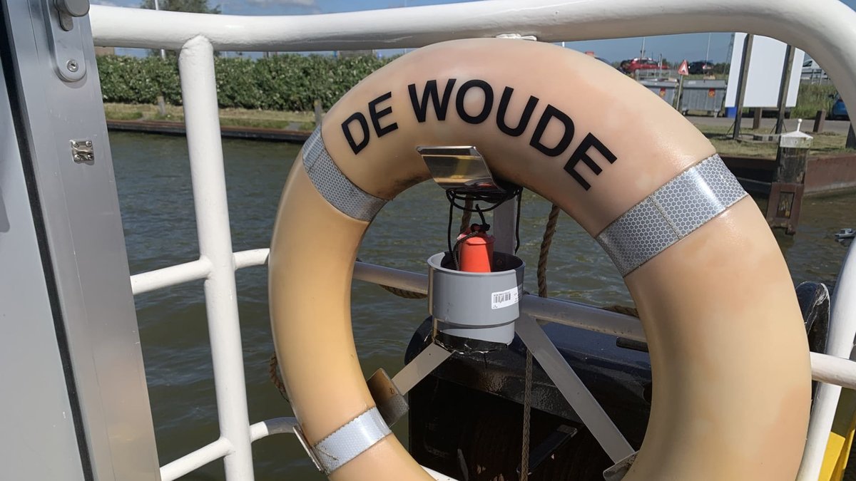 Eenzijdig verkeersongeval op de N246 bij De Woude