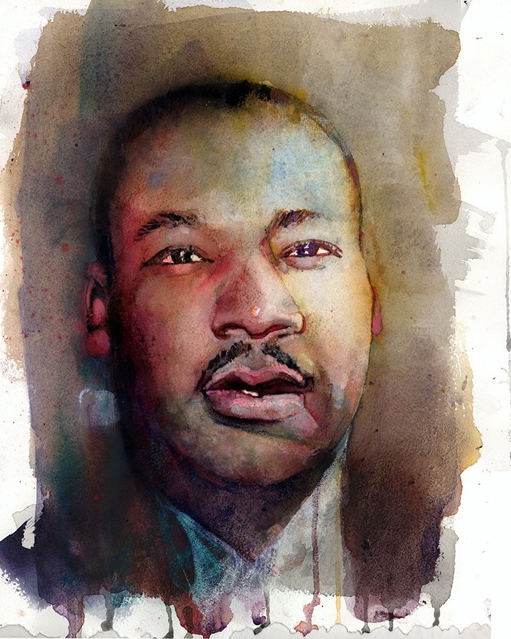 SienkiewiczArt's tweet photo. Remembering the legacy of Dr. Martin Luther King, Jr #MLK #ihaveadream #mlkday #originalart #tribute https://t.co/ttCBuSxZUD