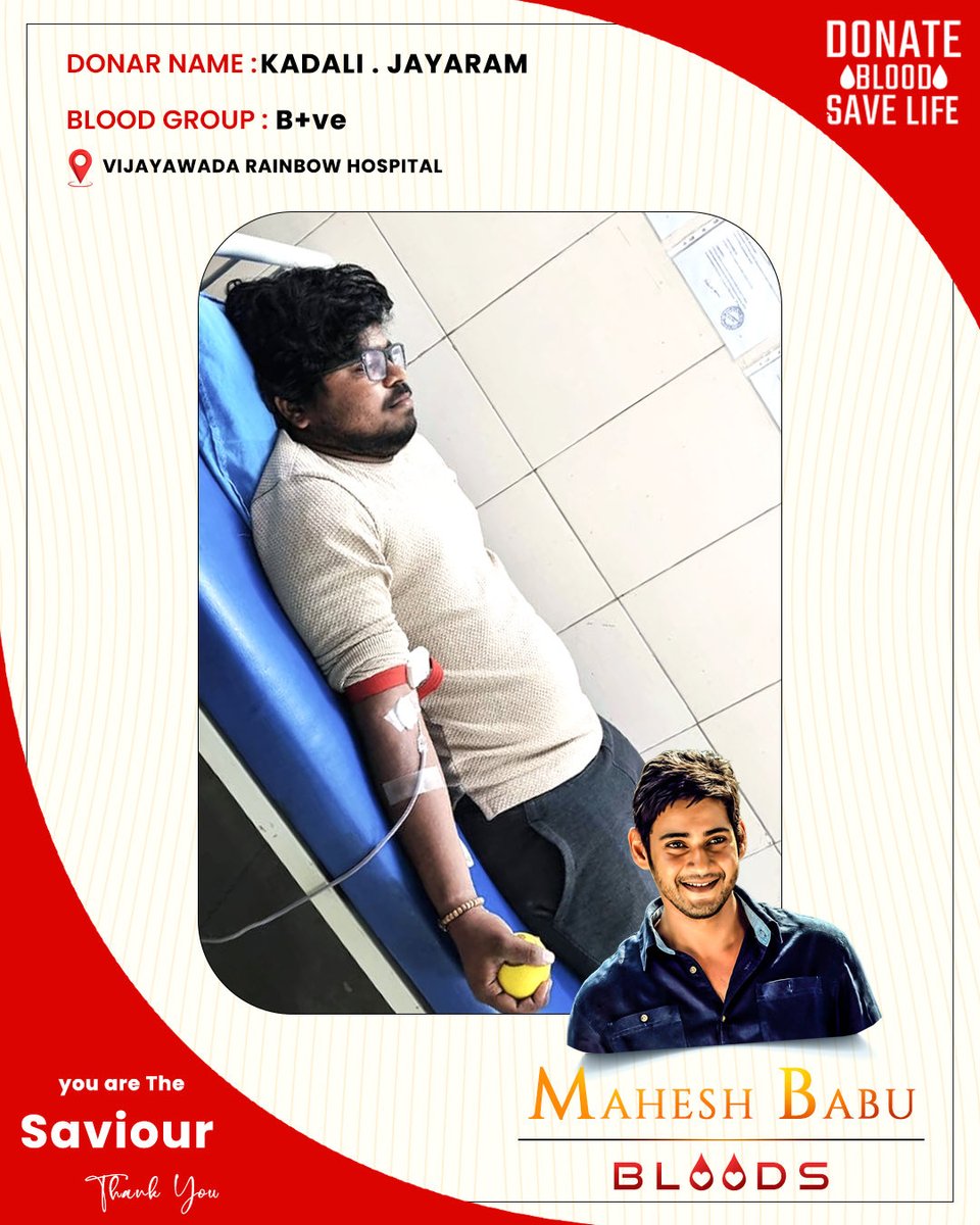 MB_BLOODS's tweet photo. B+ve blood was urgently donated for the surgery of a young girl injured in an accident, &amp; we truly hope and pray she recovers soon ❤️✅

@urstrulyMahesh 
#MaheshBabuBloods https://t.co/KMlWOcqkbj