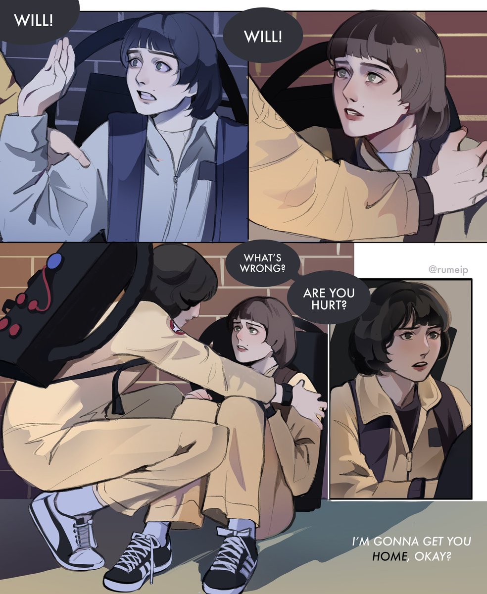 “Music isn’t the only way back” 
#StrangerThings #byler