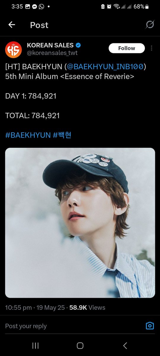 That’s just another proof of why SMTOWN coerced Baekhyun and blackmailed him into renewing, and why they’re still obsessed with 10% of his solo revenue. That company loves money, and Baekhyun alone makes more profit than six of them combined.