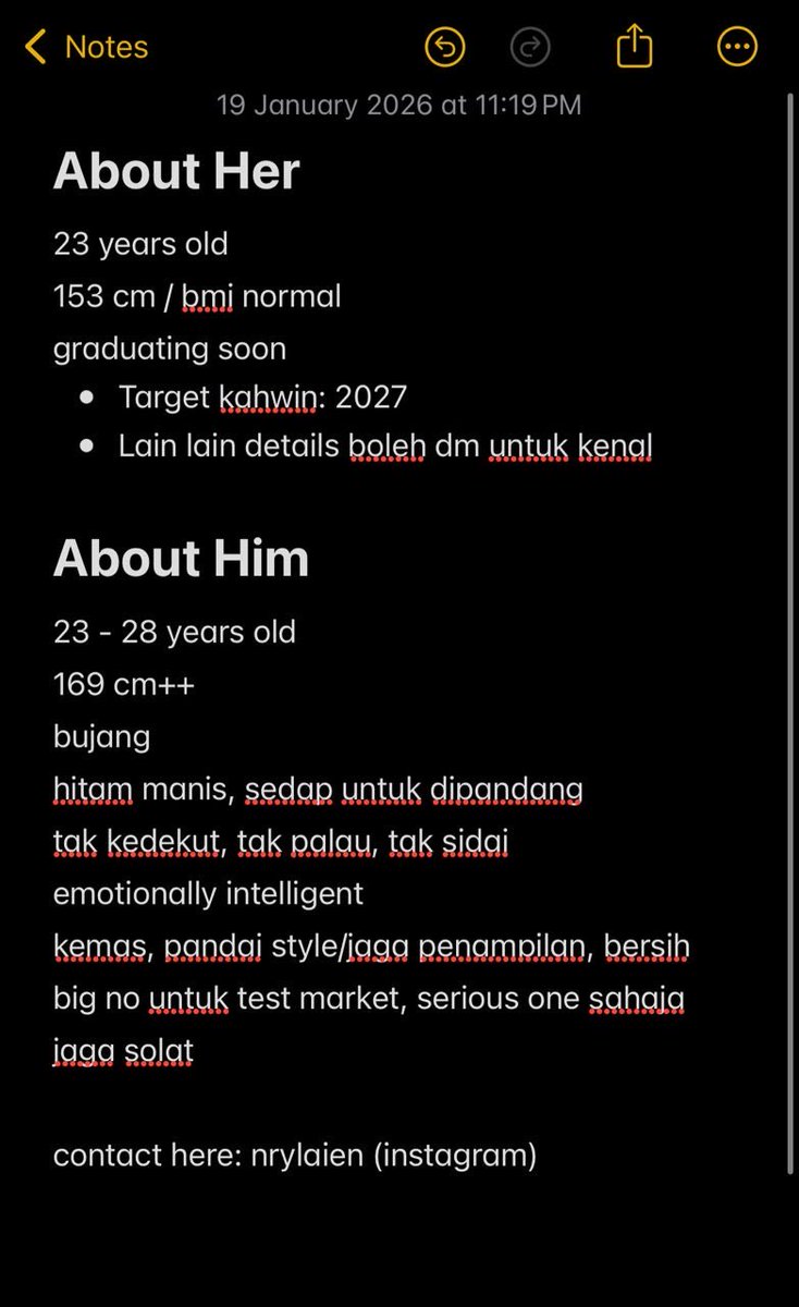 hyyoolle's tweet photo. Bismillahirahmanirrahim 

Assalamualaikum and Hi @TwtJodohMY

Sharing on behalf of my friend😇 Hoping this will reach the right person soon 🫶🏻  yang betul betul nak serious sahaja🙆🏻‍♀️

Interested, feel free to slide into her dm okay 😊 https://t.co/jSZKGEQOs2