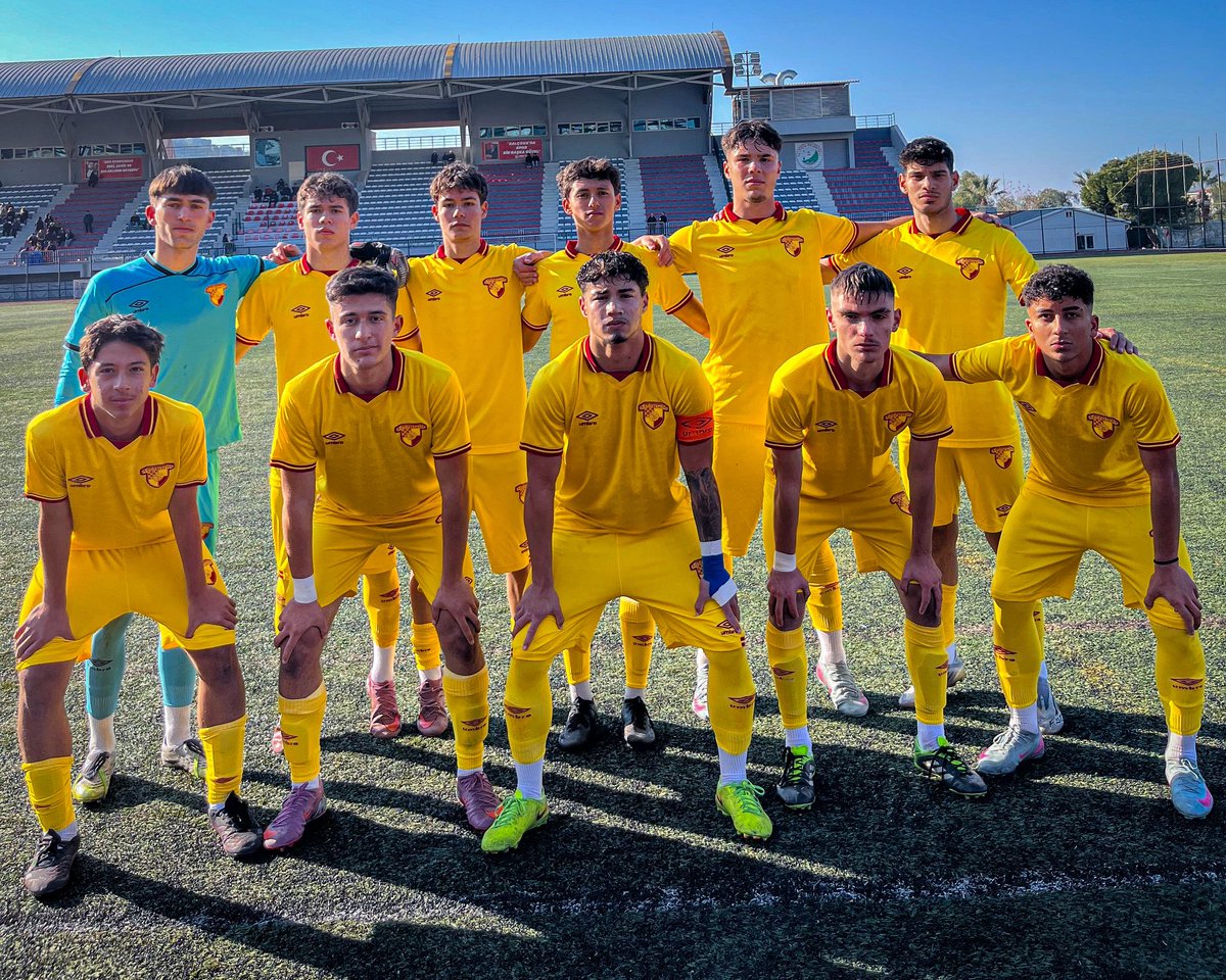 goztepeakademi's tweet photo. U17 Gelişim Ligi | Göztepe’miz 6-1 S. Bodrum FK

Goller: Altay Biçer (3), Ali Efe Şenol, Hasan Alpagat, Kendi Kalesine

#Göztepe https://t.co/v66cwNN6T2