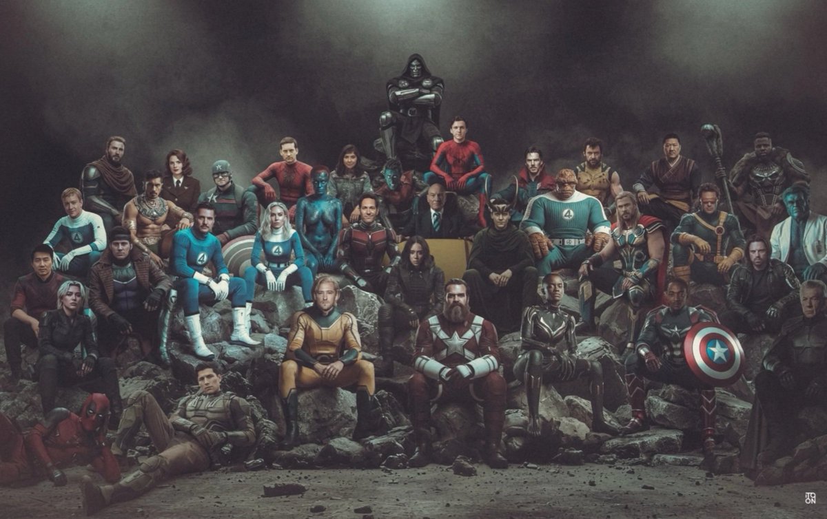 ashishK_tweets's tweet photo. Confirmed characters appearing in ‘AVENGERS: DOOMSDAY’ 👇

• Doctor Doom
• Sam Wilson / Captain America
• Yelena Belova
• Shuri / Black Panther
• Loki
• Thor
• Love
• Sentry
• Ghost
• Bucky Barnes
• U.S. Agent
• Red Guardian
• Shang-Chi
• Ant-Man
• Joaquin Torres / Falcon
• Steve Rogers
• Peggy Carter
• Steve & Peggy’s baby
• Sue Storm
• Reed Richards
• Johnny Storm
• The Thing
• Franklin Richards
• Namor
• Namora
• Attuma
• M’Baku
• Dora Milaje
• Jabari Tribe
• Wakandans
• Talokanils
• Cyclops
• Mystique
• Charles Xavier
• Magneto
• Beast
• Nightcrawler
• Deadpool
• Gambit
• The Sentinels
• TVA characters

In theaters December 18
#AvengersDoomsday