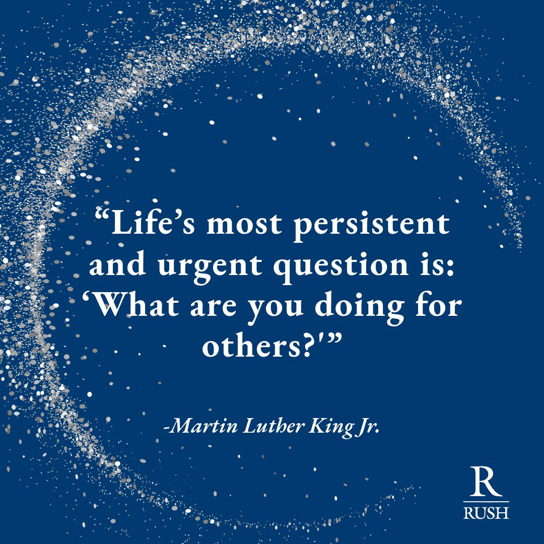 Today we honor the life &amp; legacy of Martin Luther King Jr. and reflect on words that continue to inspire us: “Life’s most persistent and urgent question is: What are you doing for others?”

A powerful reminder that how we show up for one another—and our communities—matters. 💙