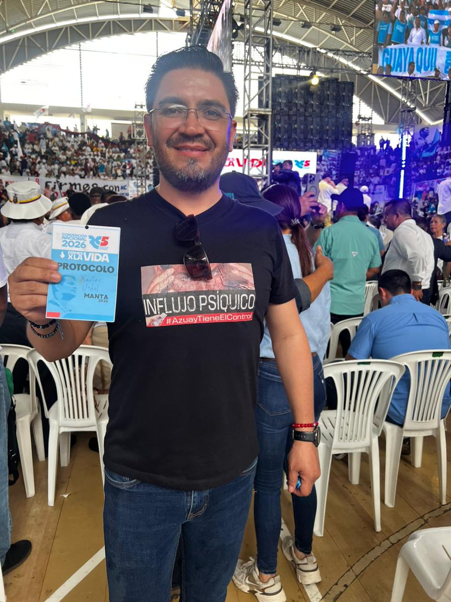 xaviervidalb's tweet photo. La Convención Nacional en Manta demostró q la #RC5 está más viva que nunca: unida, organizada y con el pueblo.
Reconozco la gestión firme d @LuisaGonzalezEc y respaldo la nueva etapa que lidera @GabrielaEsPais en la RC
La Patria se defiende.
¡Hasta la victoria siempre! 💪🇪🇨
#RC5 https://t.co/70OIjQOFHr