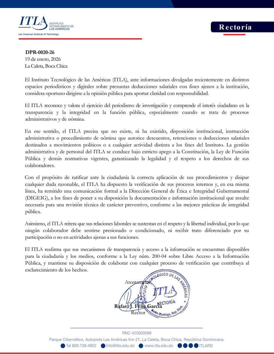 Instituto Tecnológico de las Américas tweet media