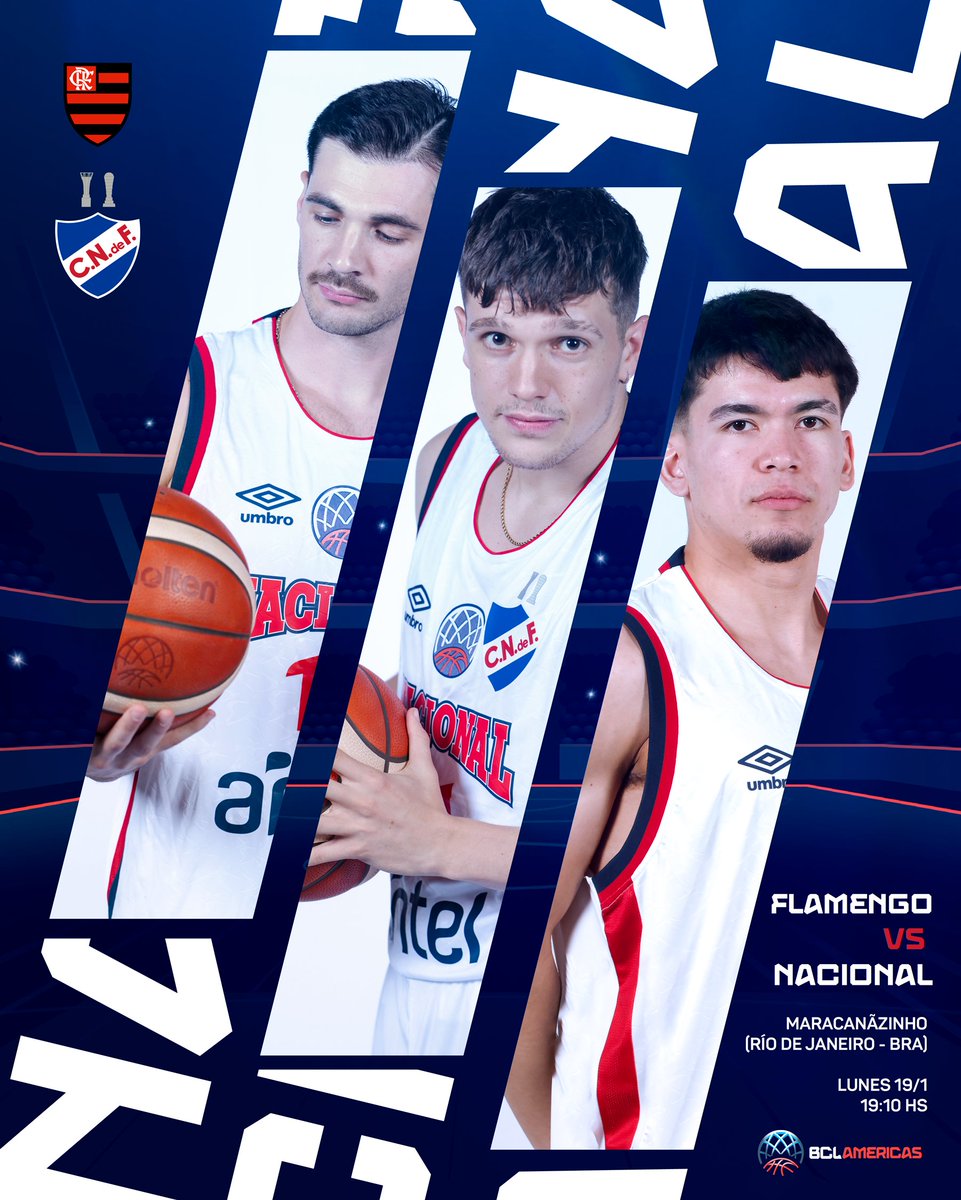 ¡Hoy #JuegaNacional por <a href="/BCLAmericas/">#BCLAmericas</a> !💪🏻

🆚 Flamengo
📍 Maracanãzinho
🕛 19:10hs.
🎟 Venta presencial en el estadio a partir de 17:30hs.