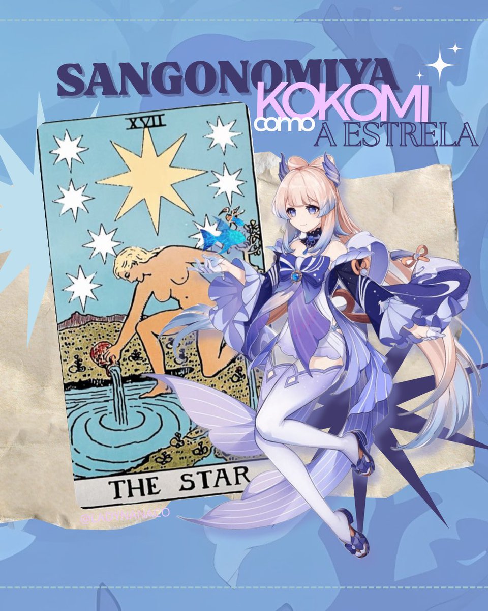 ladynanaco's tweet photo. post novo no ig e no tiktok!
Kokomi como A ESTRELA 🪼🧚🏻♀️✨
contato para tiragens na bio💙
ttk https://t.co/J6n70BWa2b
ig https://t.co/IFm4Nkarm0
tags; #tarottwt #tarot #cartomancia #ganshin #kokomi https://t.co/Dao4WnGcdn
