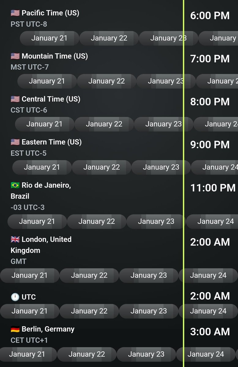 For my friends across the country and pond 💜💜 8pm cst for me will be...