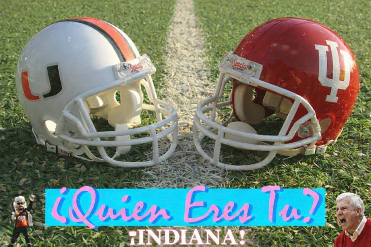 Indiana looks to be the first team to go 16-0 and at the same time not have any season ticket holders before 2023.

Back after a decade long hiatus, one last preview hurrah of jokes on <a href="/TheStateOfTheU/">StateOfTheU.com</a> with my mini helmet showdown pic! 

¡Go Canes!

stateoftheu.com/post/VFZlHPyH5…