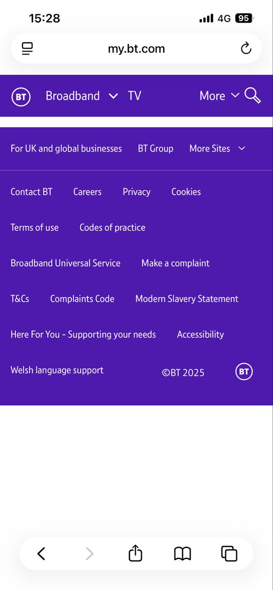 mousey2410's tweet photo. @bt_uk having problems trying to claim my £150 reward card. I login and I get this page. https://t.co/xLyyj4GqIe