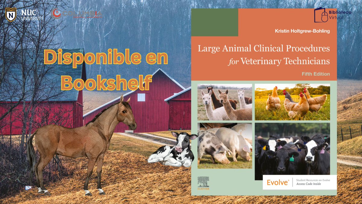 nucbibvirtual's tweet photo. Este libro cubre los elementos básicos de la industria ganadera para ayudar a los estudiantes a relacionar los principios y prácticas de la agricultura en la comunidad veterinaria con el cuidado de animales grandes.Disponible en Bookshelf. https://t.co/pDujhfFoSJ