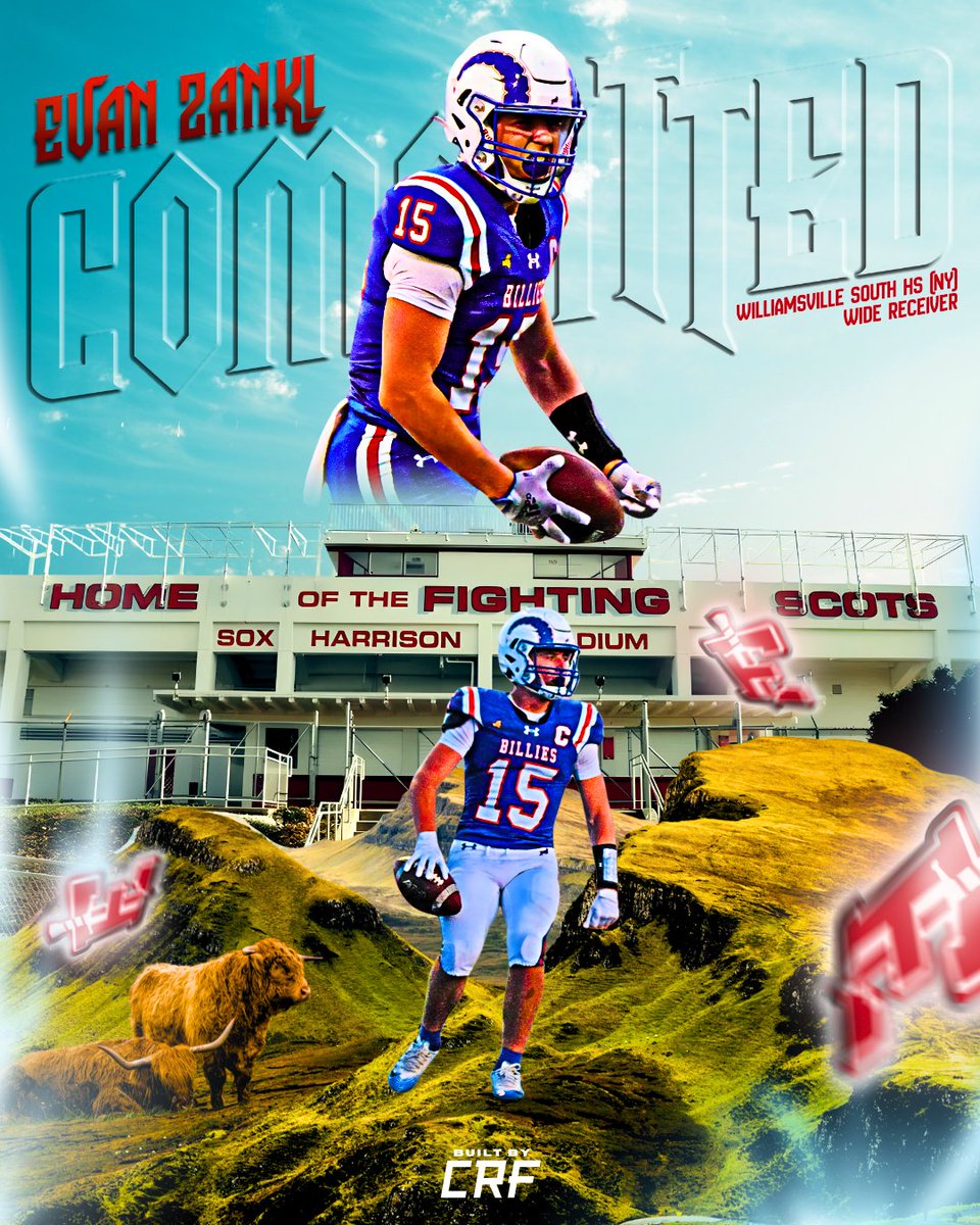 evanzankl15's tweet photo. Proud to announce that I will be playing football for @EdinboroFB next fall! Thank you to everyone who has supported me on my journey to this point, and who will continue to throughout my career with the Scots.
@CoachCrandall @WR_COACH_O @CoachMcCannERT @JoeLicata16 @CoachGriffith_ @tjscamurra54
