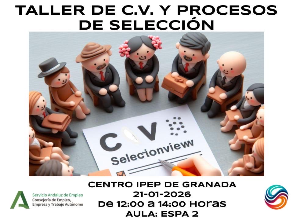 El Departamento de Orientación colabora con el SAE, Unidad de Severo Ochoa, para prevenir el abandono escolar y acercar a las aulas la realidad del mercado laboral. El miércoles 21 de enero a las 12:00 en el aula 1 del IPEP se realizará el taller de CV y Procesos de Selección.#CV