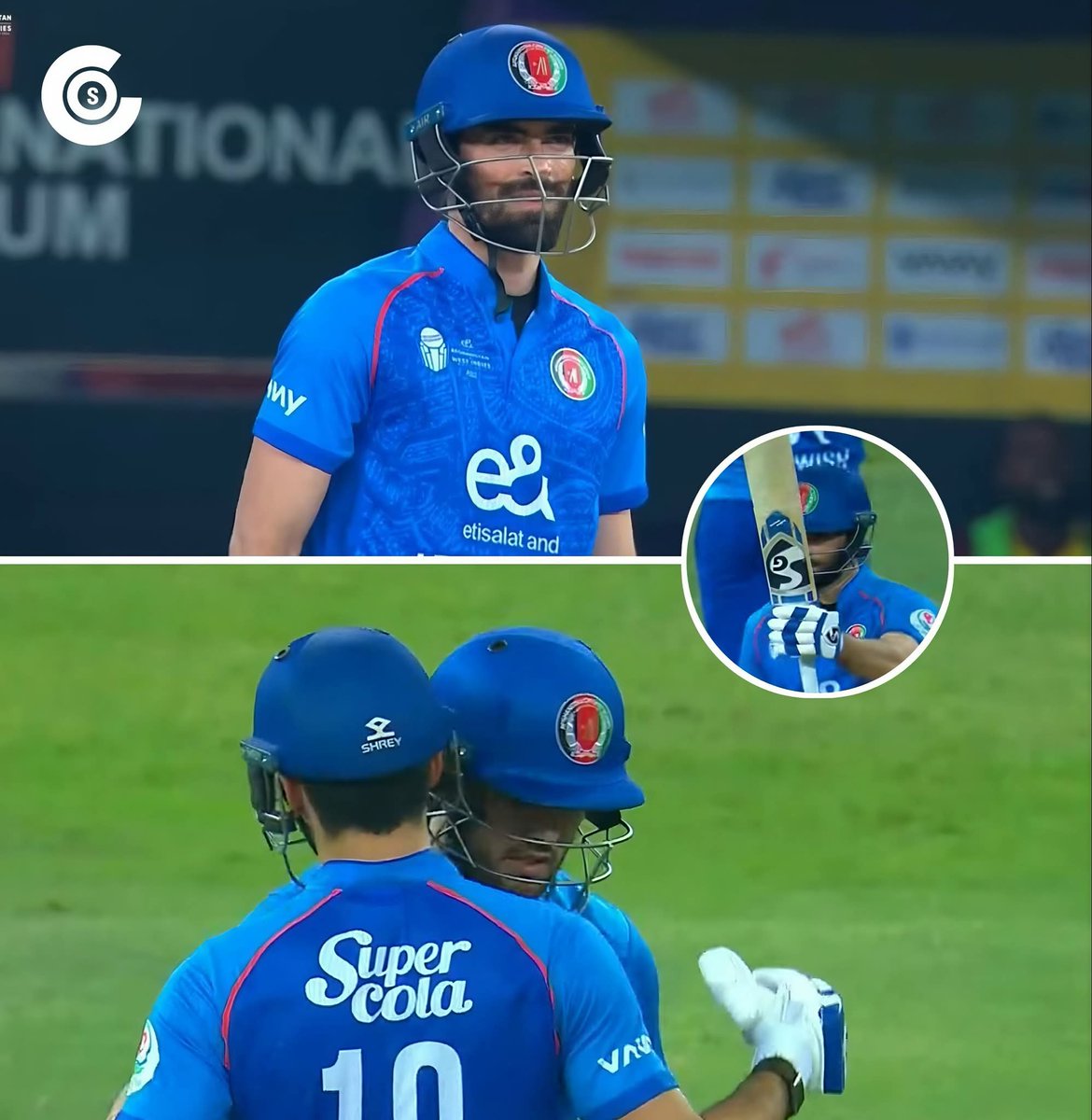 SportsProd88208's tweet photo. A 4TH CONSECUTIVE 50 FOR IBRAHIM.
Ibrahim Zadran brought up his 4th consecutive half-century in the first match of the T20 series.
He becomes the first Afghan to do so
#CricScore #GloriousNationVictoriousTeam #afghan https://t.co/DH96JaAaRH