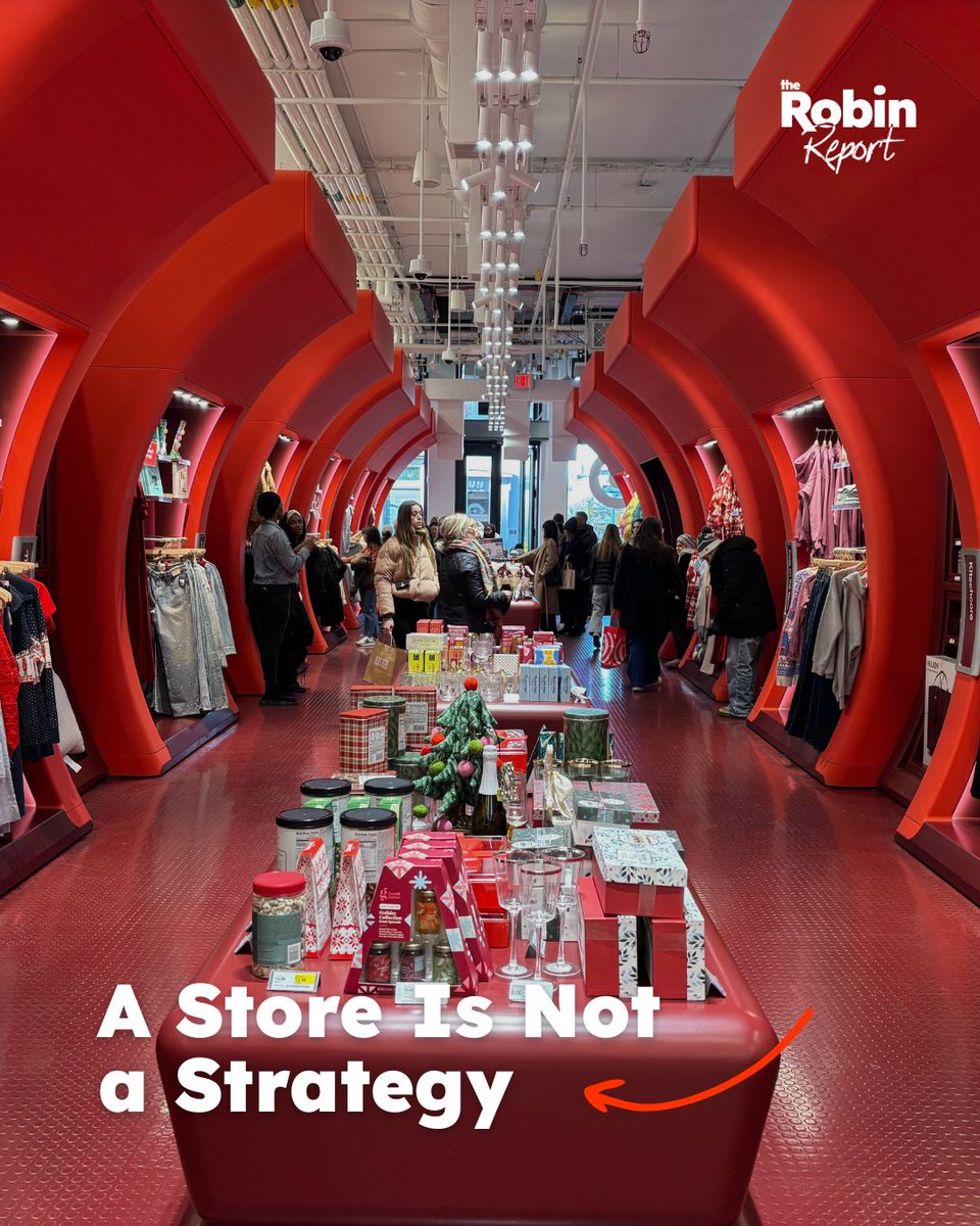 robinreport's tweet image. Opening a store isn’t a strategy.

Without clear intent, customer alignment, and economic discipline, stores become costly distractions, not growth engines.

Read the full article → hubs.li/Q03_jm1m0

#RetailStrategy #PhysicalRetail #StorePlanning